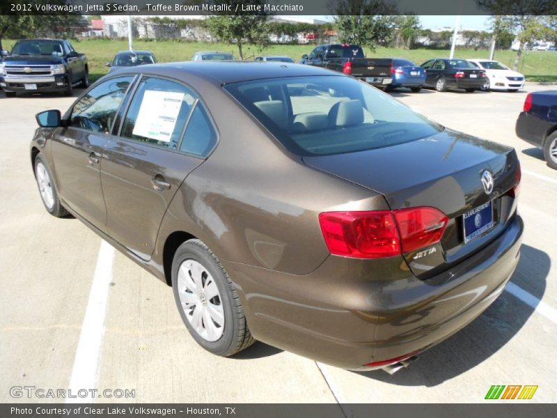 Toffee Brown Metallic / Latte Macchiato 2012 Volkswagen Jetta S Sedan