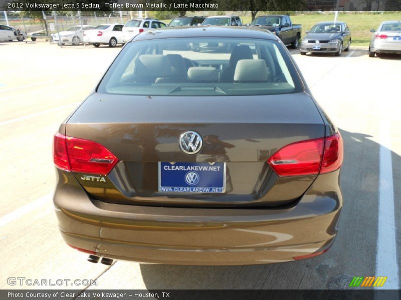 Toffee Brown Metallic / Latte Macchiato 2012 Volkswagen Jetta S Sedan