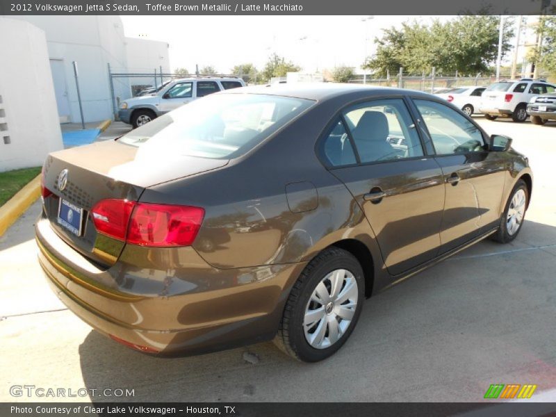 Toffee Brown Metallic / Latte Macchiato 2012 Volkswagen Jetta S Sedan