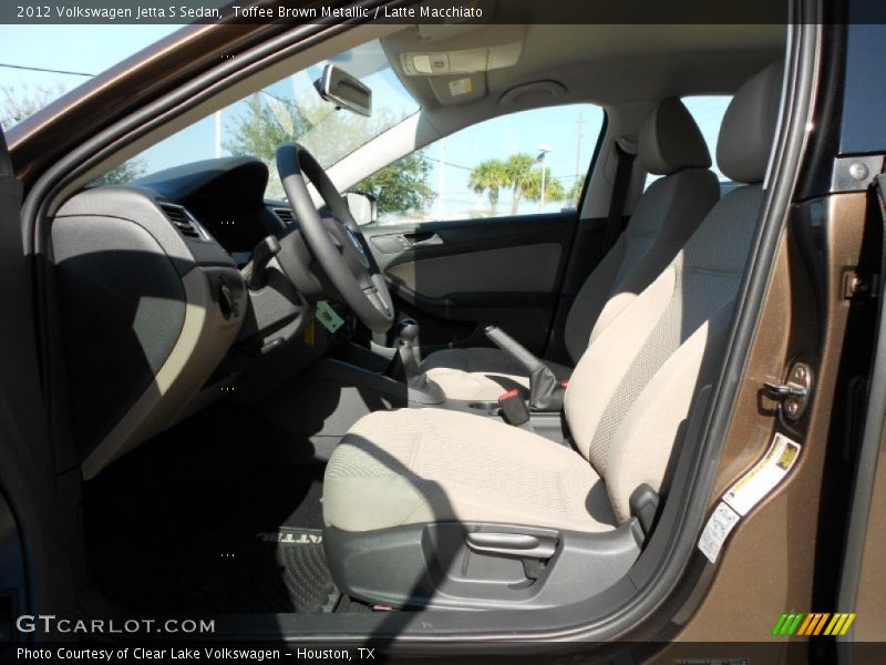 Toffee Brown Metallic / Latte Macchiato 2012 Volkswagen Jetta S Sedan