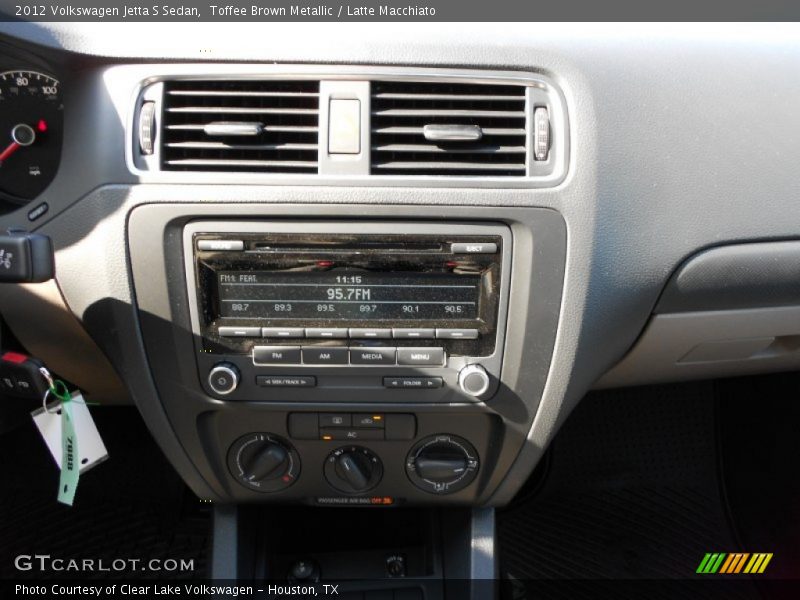 Toffee Brown Metallic / Latte Macchiato 2012 Volkswagen Jetta S Sedan