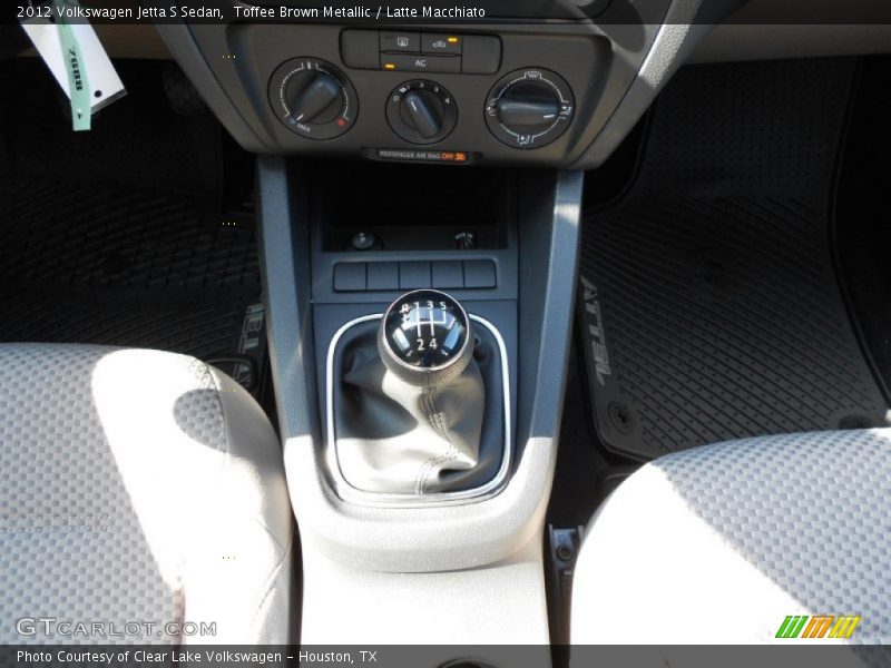 Toffee Brown Metallic / Latte Macchiato 2012 Volkswagen Jetta S Sedan