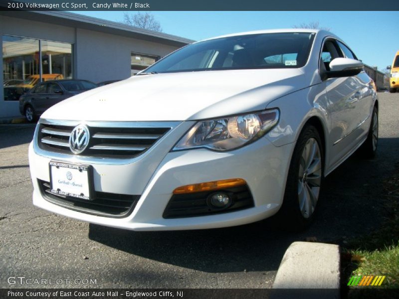 Candy White / Black 2010 Volkswagen CC Sport