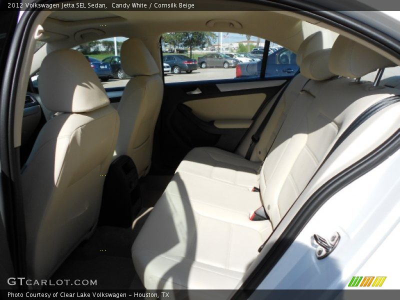 Candy White / Cornsilk Beige 2012 Volkswagen Jetta SEL Sedan