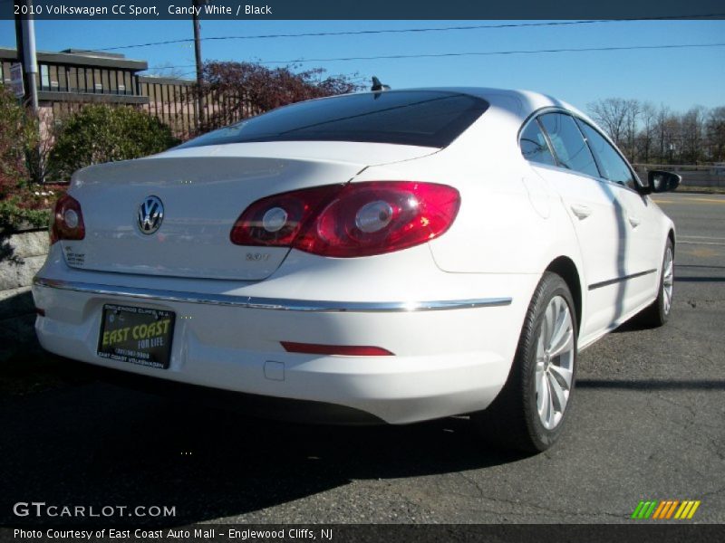 Candy White / Black 2010 Volkswagen CC Sport