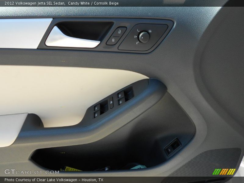 Candy White / Cornsilk Beige 2012 Volkswagen Jetta SEL Sedan