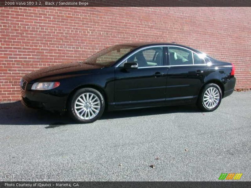 Black / Sandstone Beige 2008 Volvo S80 3.2