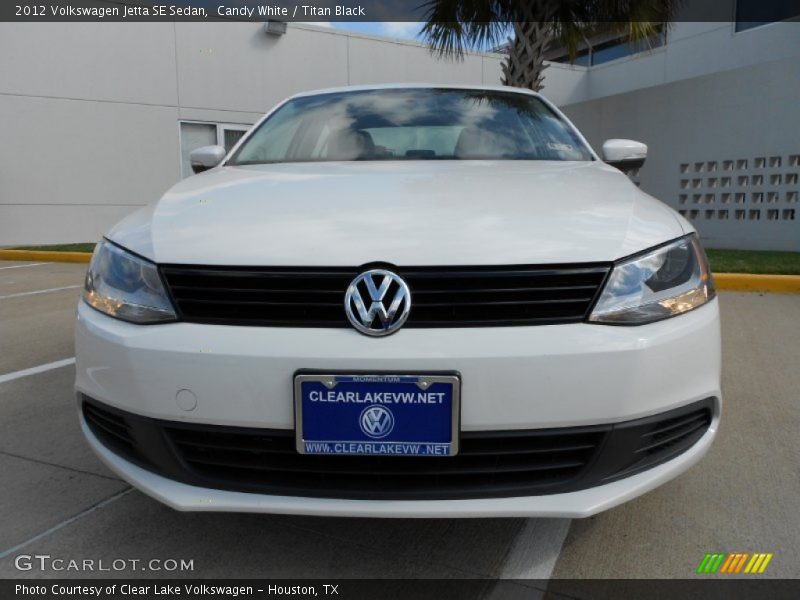 Candy White / Titan Black 2012 Volkswagen Jetta SE Sedan