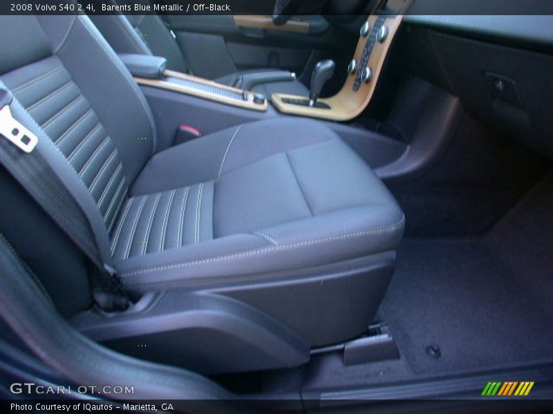 Barents Blue Metallic / Off-Black 2008 Volvo S40 2.4i