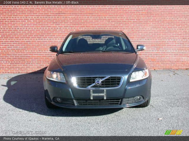 Barents Blue Metallic / Off-Black 2008 Volvo S40 2.4i