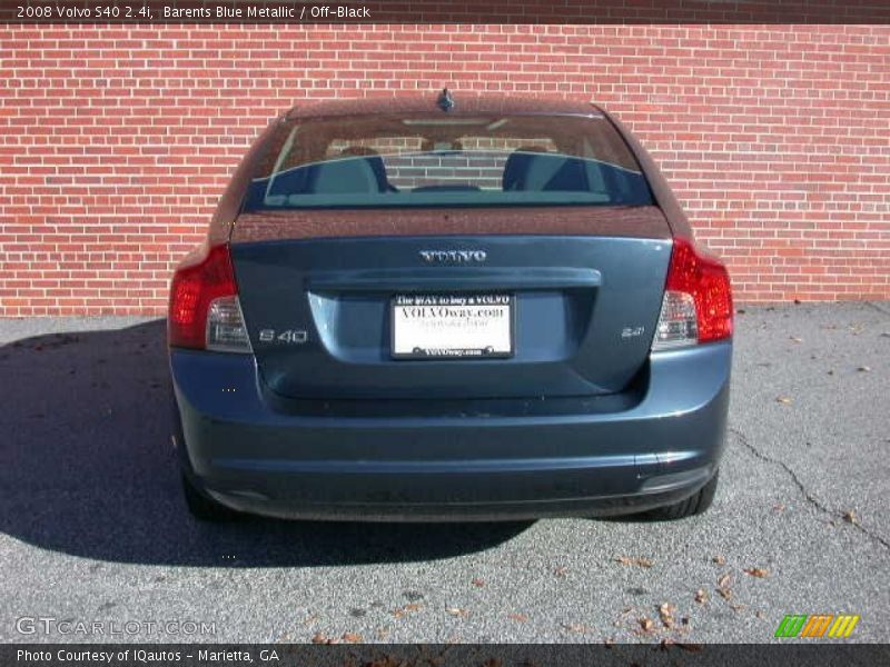 Barents Blue Metallic / Off-Black 2008 Volvo S40 2.4i