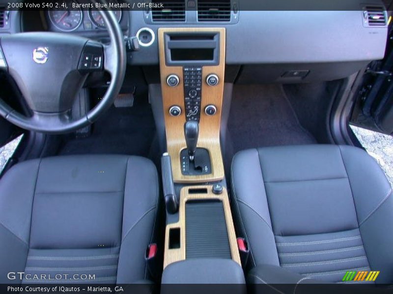 Barents Blue Metallic / Off-Black 2008 Volvo S40 2.4i