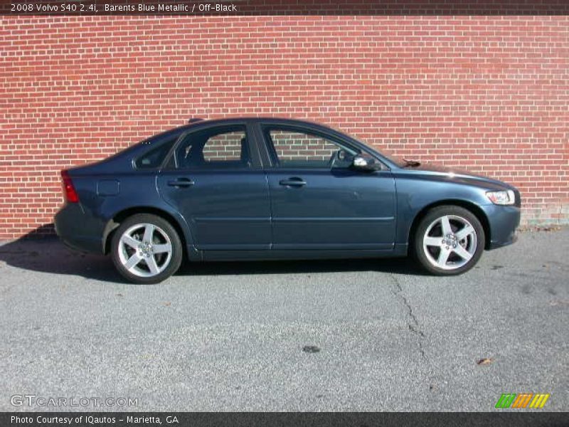 Barents Blue Metallic / Off-Black 2008 Volvo S40 2.4i