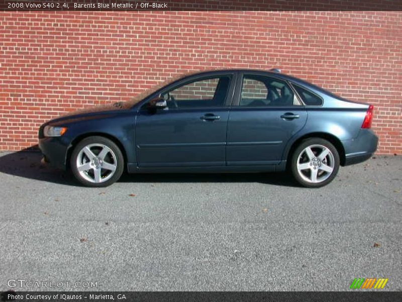 Barents Blue Metallic / Off-Black 2008 Volvo S40 2.4i