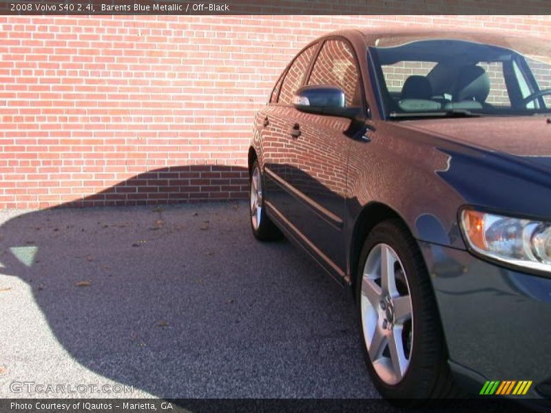 Barents Blue Metallic / Off-Black 2008 Volvo S40 2.4i