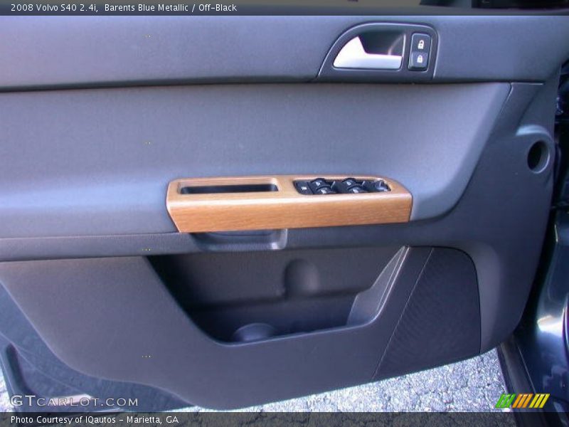 Barents Blue Metallic / Off-Black 2008 Volvo S40 2.4i