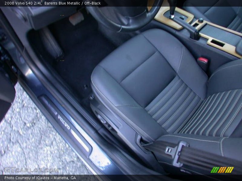 Barents Blue Metallic / Off-Black 2008 Volvo S40 2.4i