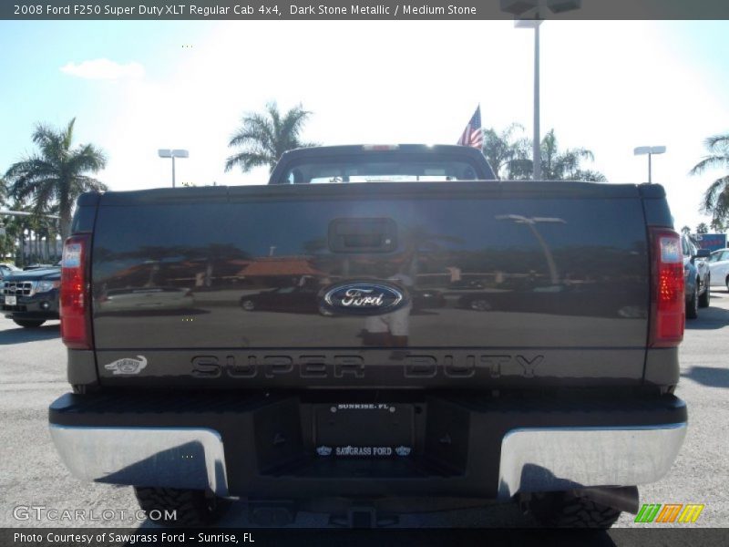 Dark Stone Metallic / Medium Stone 2008 Ford F250 Super Duty XLT Regular Cab 4x4