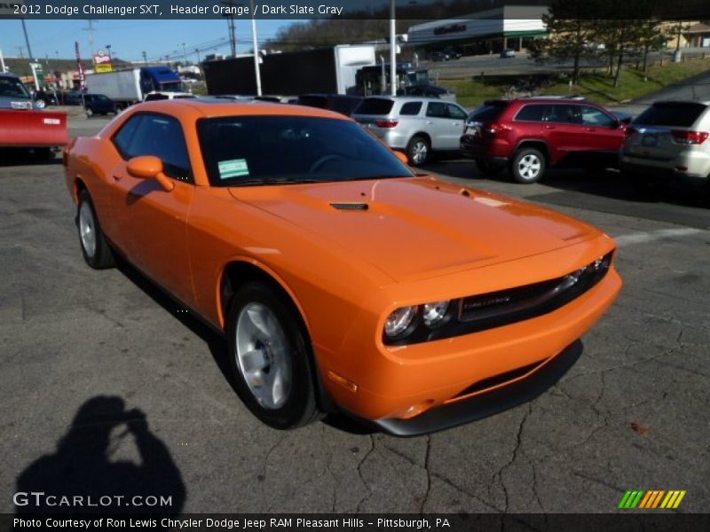 Front 3/4 View of 2012 Challenger SXT