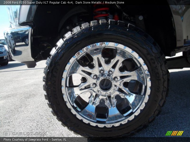 Custom Wheels of 2008 F250 Super Duty XLT Regular Cab 4x4