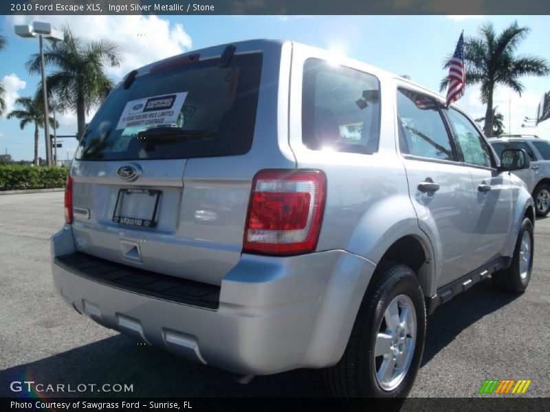 Ingot Silver Metallic / Stone 2010 Ford Escape XLS