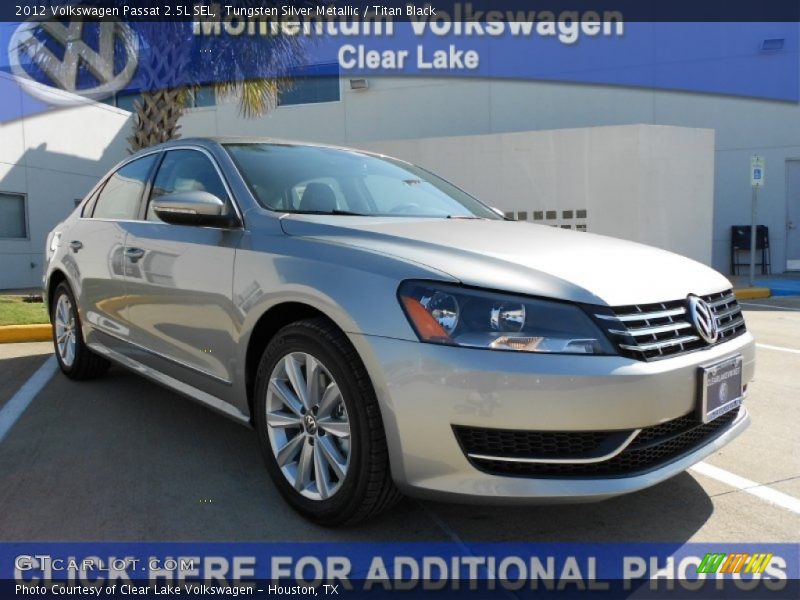 Tungsten Silver Metallic / Titan Black 2012 Volkswagen Passat 2.5L SEL