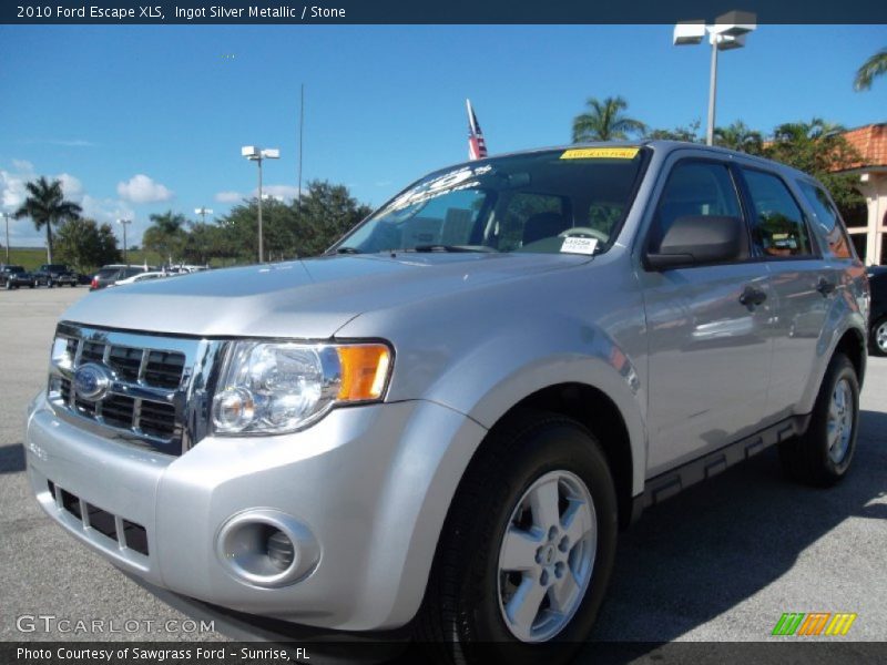 Ingot Silver Metallic / Stone 2010 Ford Escape XLS