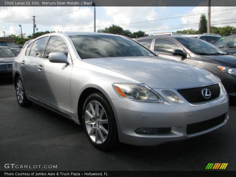 Mercury Silver Metallic / Black 2006 Lexus GS 300