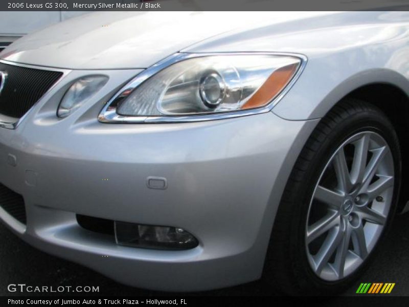 Mercury Silver Metallic / Black 2006 Lexus GS 300