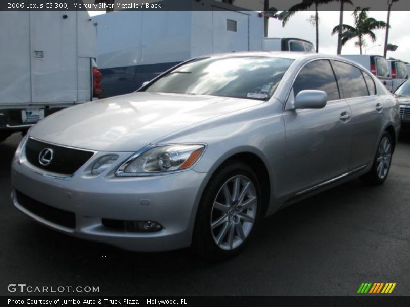 Mercury Silver Metallic / Black 2006 Lexus GS 300