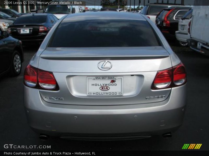 Mercury Silver Metallic / Black 2006 Lexus GS 300