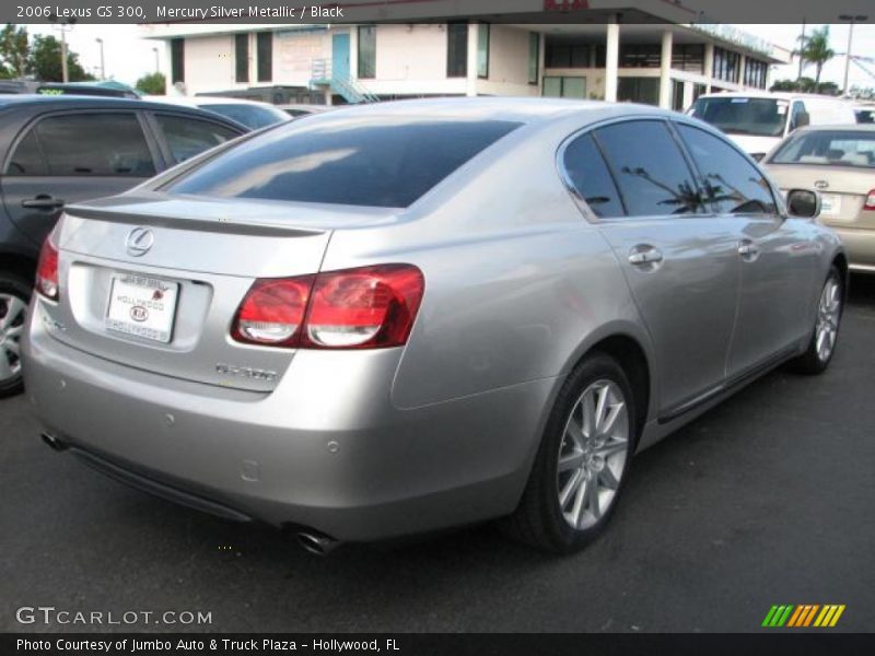 Mercury Silver Metallic / Black 2006 Lexus GS 300