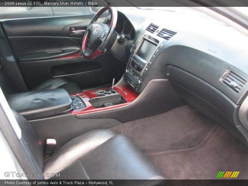 Mercury Silver Metallic / Black 2006 Lexus GS 300