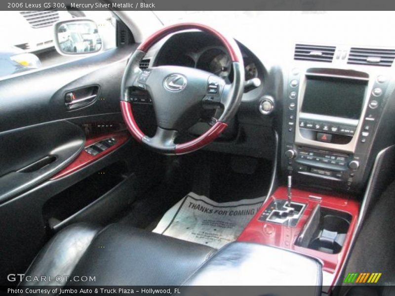 Mercury Silver Metallic / Black 2006 Lexus GS 300