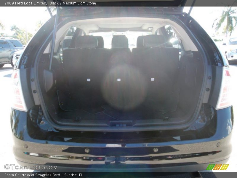 Black / Medium Light Stone 2009 Ford Edge Limited