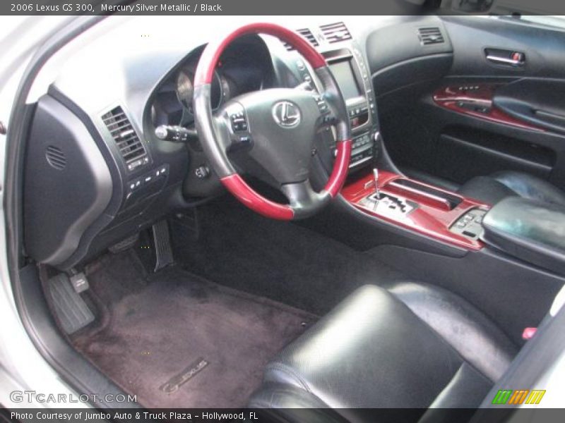 Mercury Silver Metallic / Black 2006 Lexus GS 300