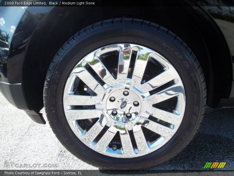 Black / Medium Light Stone 2009 Ford Edge Limited
