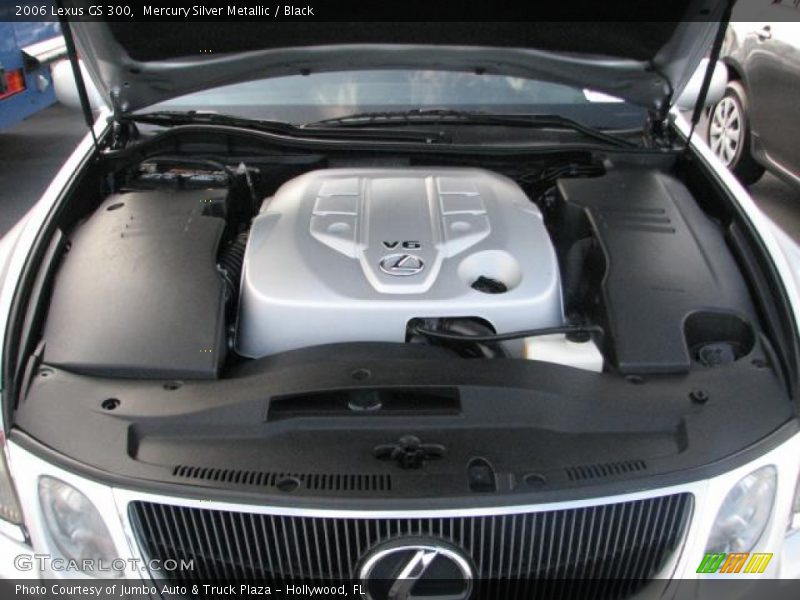 Mercury Silver Metallic / Black 2006 Lexus GS 300