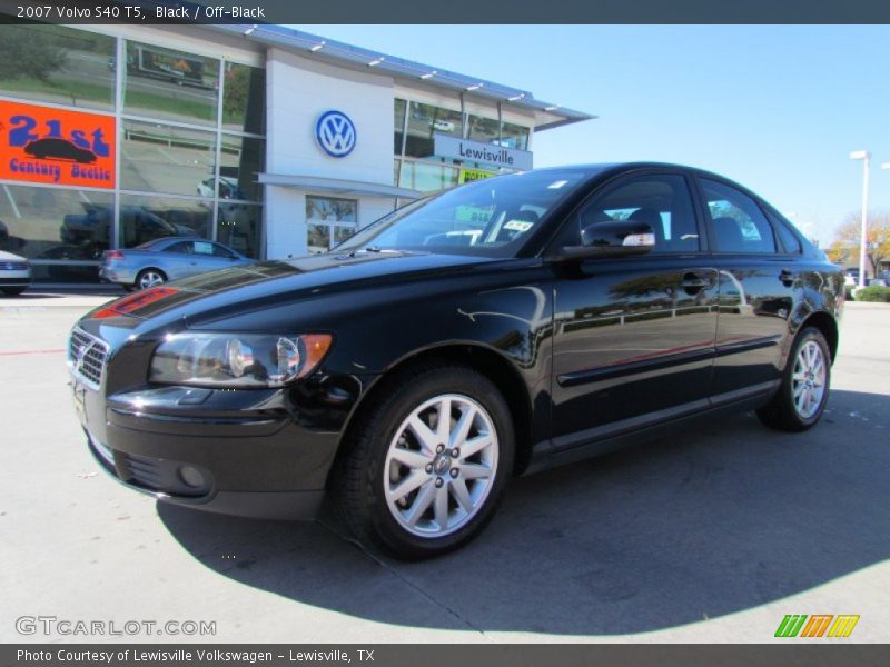 Black / Off-Black 2007 Volvo S40 T5