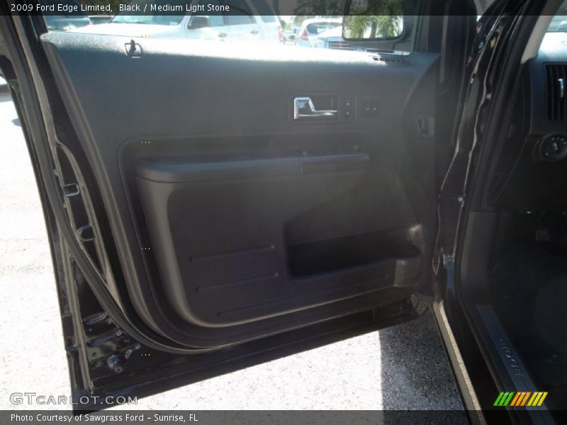 Black / Medium Light Stone 2009 Ford Edge Limited