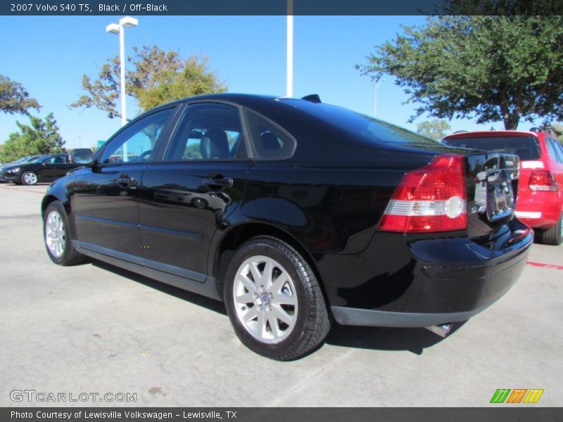 Black / Off-Black 2007 Volvo S40 T5