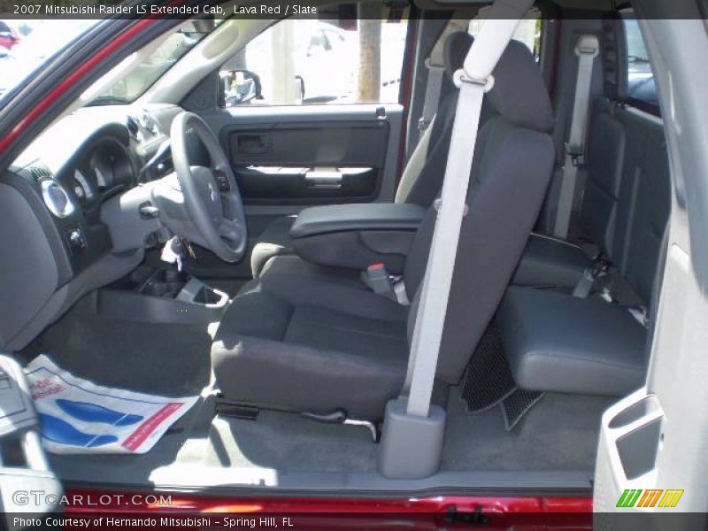 Lava Red / Slate 2007 Mitsubishi Raider LS Extended Cab