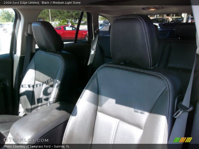 Black / Medium Light Stone 2009 Ford Edge Limited