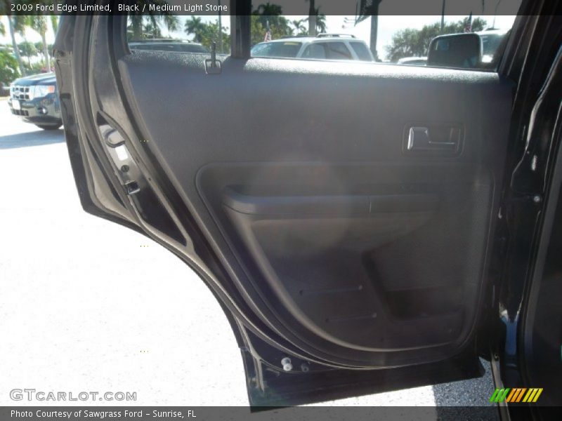 Black / Medium Light Stone 2009 Ford Edge Limited