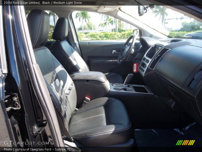 Black / Medium Light Stone 2009 Ford Edge Limited
