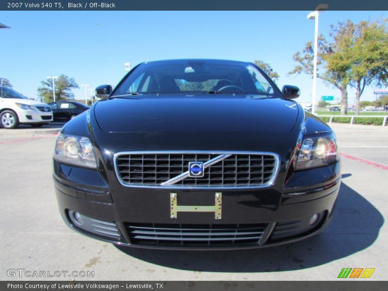 Black / Off-Black 2007 Volvo S40 T5