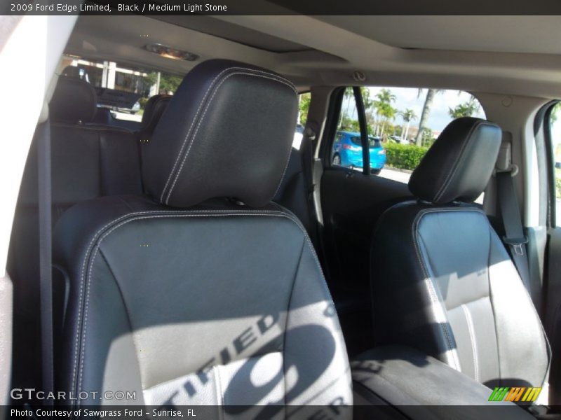 Black / Medium Light Stone 2009 Ford Edge Limited