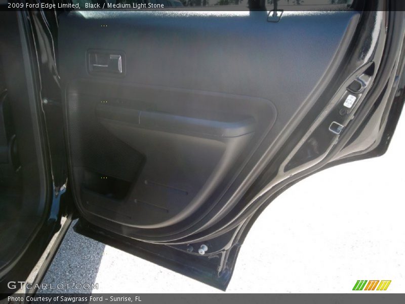 Black / Medium Light Stone 2009 Ford Edge Limited