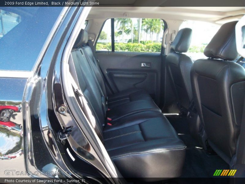 Black / Medium Light Stone 2009 Ford Edge Limited
