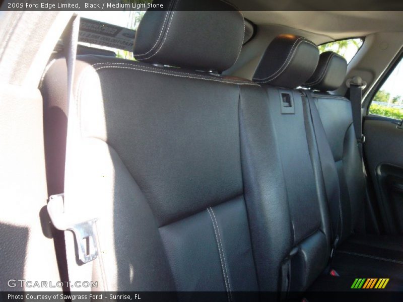 Black / Medium Light Stone 2009 Ford Edge Limited